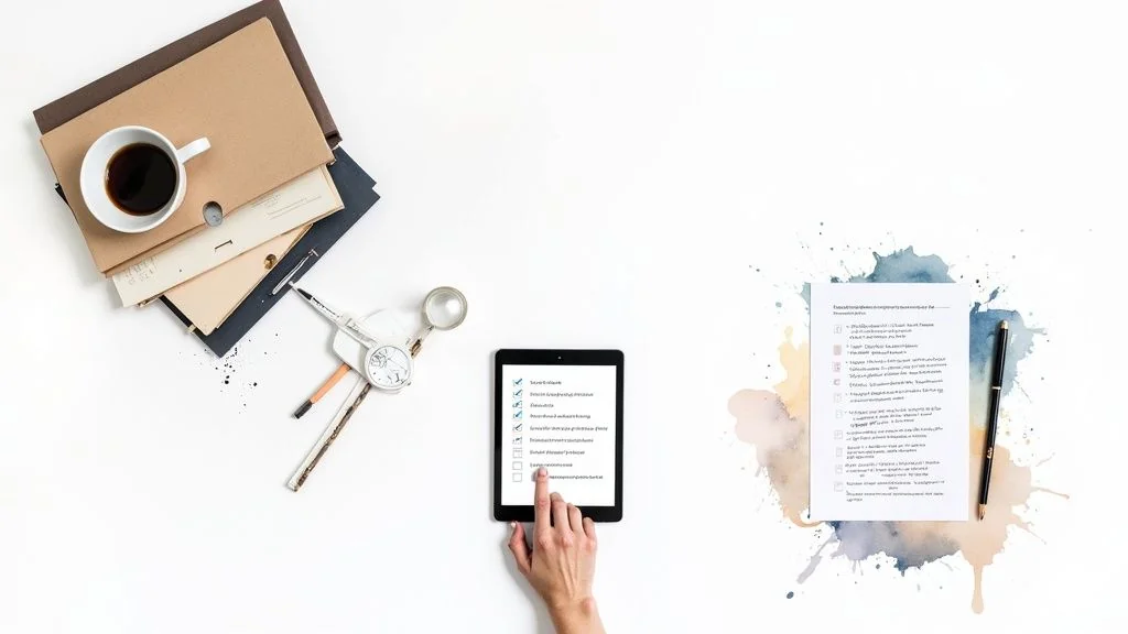 SOC 2 Type 2 control statement template paired with its evidence source for audit readiness