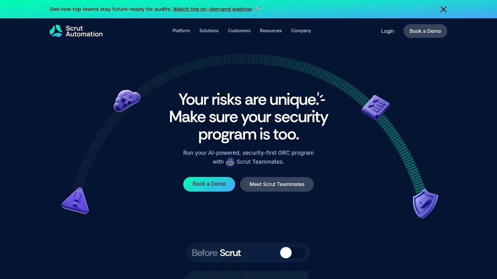 Scrut Automation SOC 2 compliance and multi-framework automation platform
